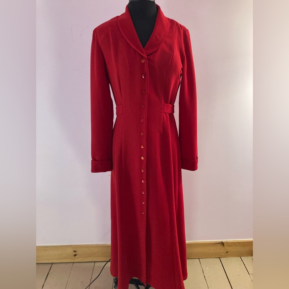 Vintage Red Maxi Dress